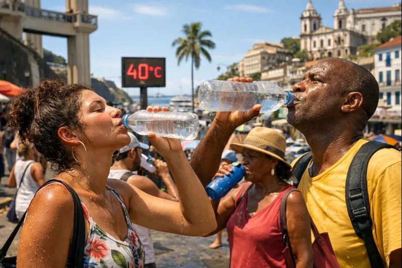 Salvador fervente! “Temperaturas podem chegar aos 40°C neste fim de semana e acendem alerta na cidade”