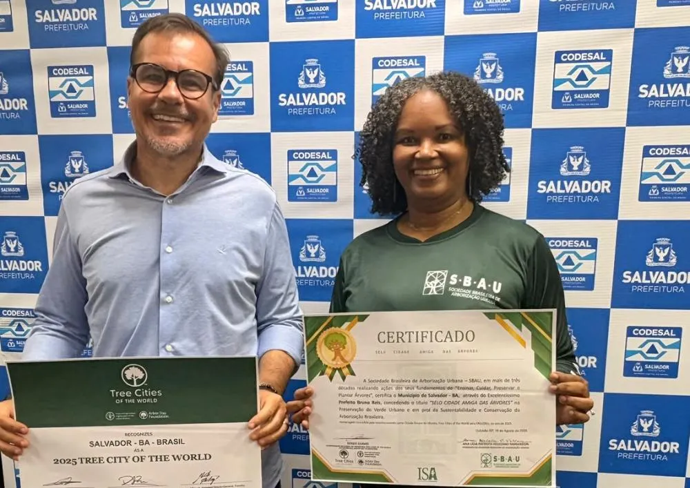 Salvador recebe reconhecimentos nacional e internacional por ações na área de arborização urbana
