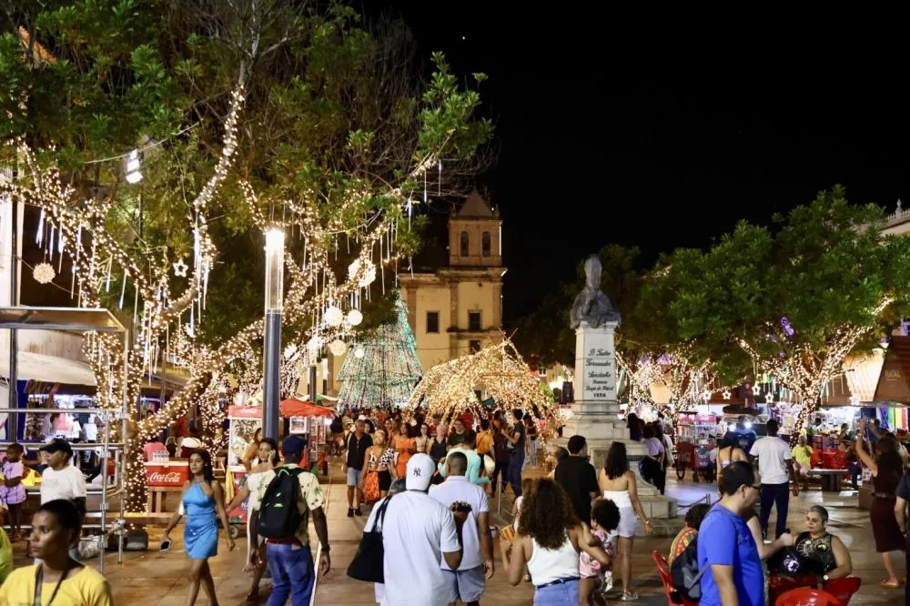 Natal Salvador já atraiu mais de 1,5 milhão de visitantes ao Centro Histórico