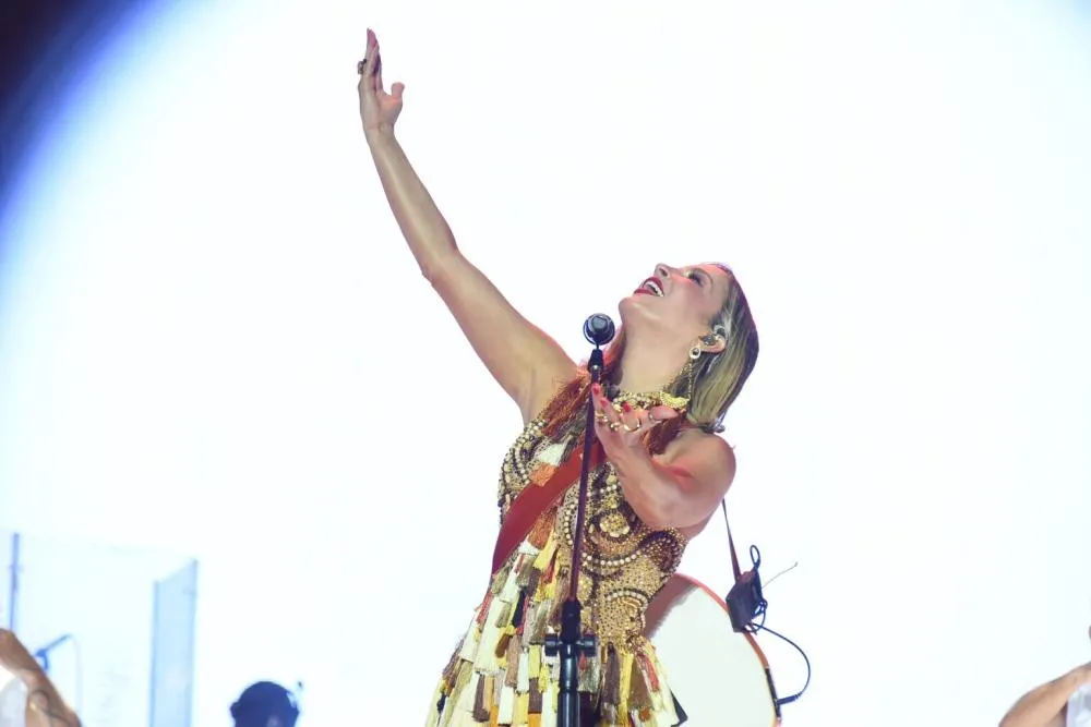 Claudia Leite foi uma das atações do Festival Virada Salvador
